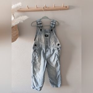 OshKosh striped overalls